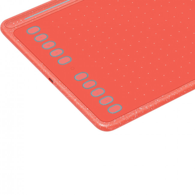 Графический планшет Huion HS611 Coral Red — для бизнеса и офиса