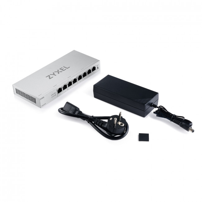 Коммутатор ZYXEL GS1200-8HPV3-EU0101F — для бизнеса и офиса Коммутатор ZYXEL GS1200-8HPV3-EU0101F — для бизнеса и офиса
