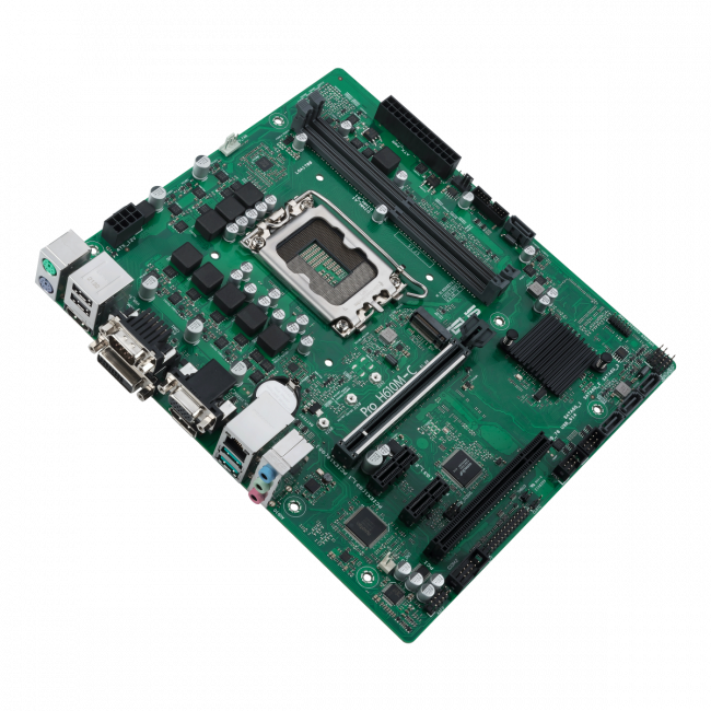 Материнская плата ASUS PRO H610M-C-CSM — для бизнеса и офиса Материнская плата ASUS PRO H610M-C-CSM — для бизнеса и офиса