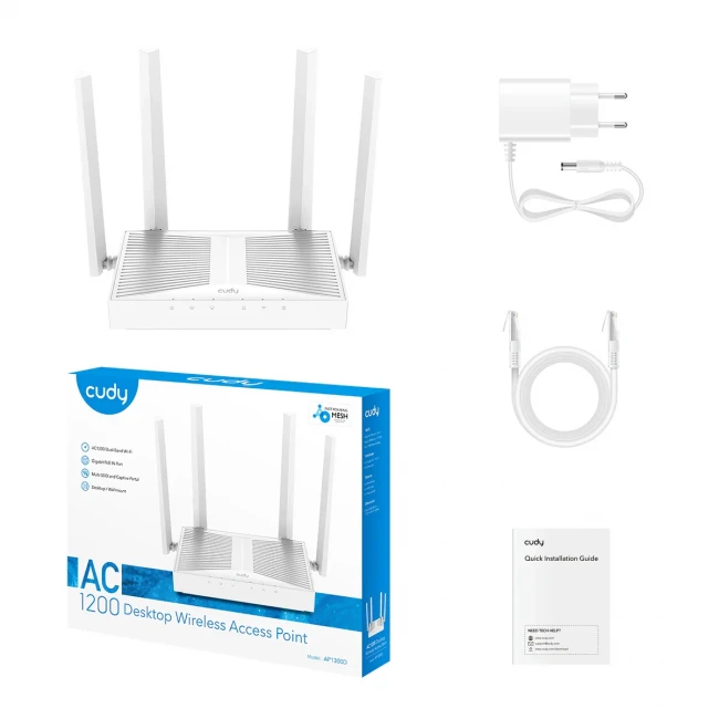 Точка доступа Cudy AP1300D — для бизнеса и офиса