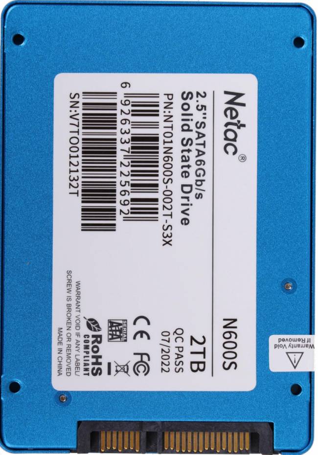Накопитель SSD Netac NT01N600S-002T-S3X — для бизнеса и офиса