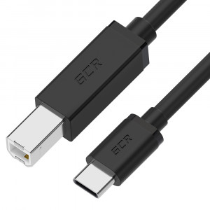 GCR Кабель 0.5m TypeC / USB 2.0 BM, черный, GCR-55249 Greenconnect GCR-55249