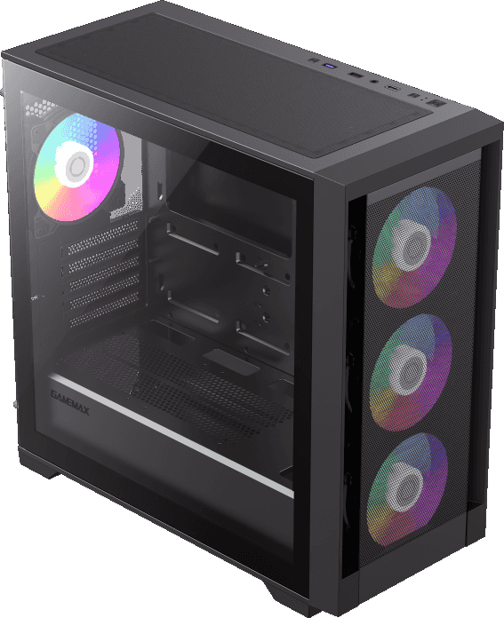 Компьютерный корпус mATX, без блока питания GameMax DEFENDER MB — для бизнеса и офиса