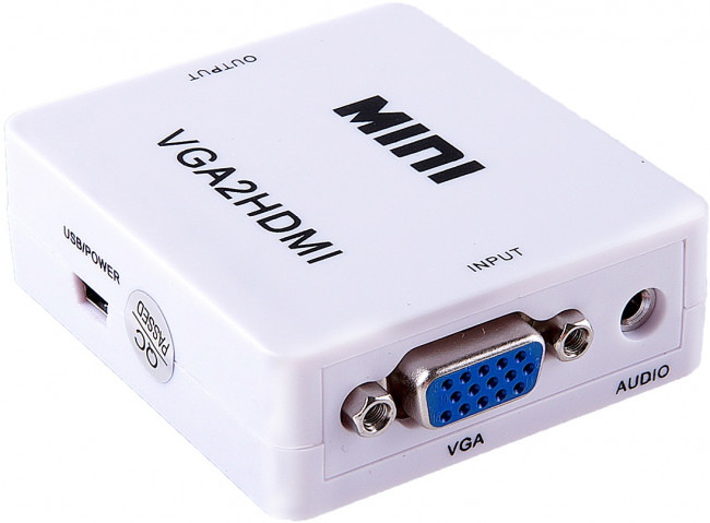 Мультимедиа  конвертер VGA  to HDMI Greenconnect серия Greenline GL-v122 Greenconnect VGA  to HDMI серия Greenline
