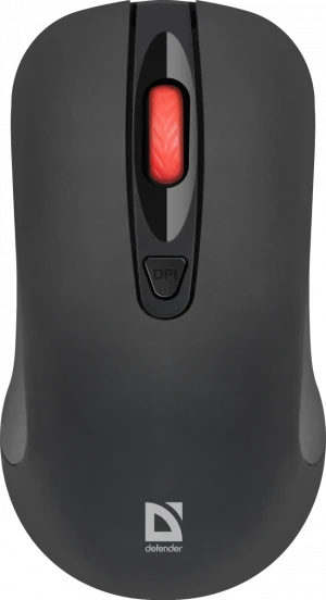 Defender Беспроводная оптическая мышь Nexus MS-195 черный,4 кнопки,800-1600 dpi Defender 52195