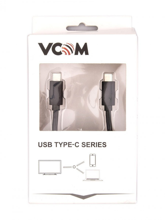 Кабель USB 3.1 Type C 10Гб/с ,5А, Power Deliwery, длина 1,8M, VCOM <CU420-1.8M> VCOM USB 3.2 Type-C (m) - USB 3.2 Type-C (m) 1.8м — для бизнеса и офиса Кабель USB 3.1 Type C 10Гб/с ,5А, Power Deliwery, длина 1,8M, VCOM <CU420-1.8M> VCOM USB 3.2 Type-C (m) - USB 3.2 Type-C (m) 1.8м — для бизнеса и офиса