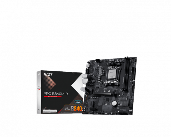 Материнская плата MSI PRO B840M-B — для бизнеса и офиса Материнская плата MSI PRO B840M-B — для бизнеса и офиса