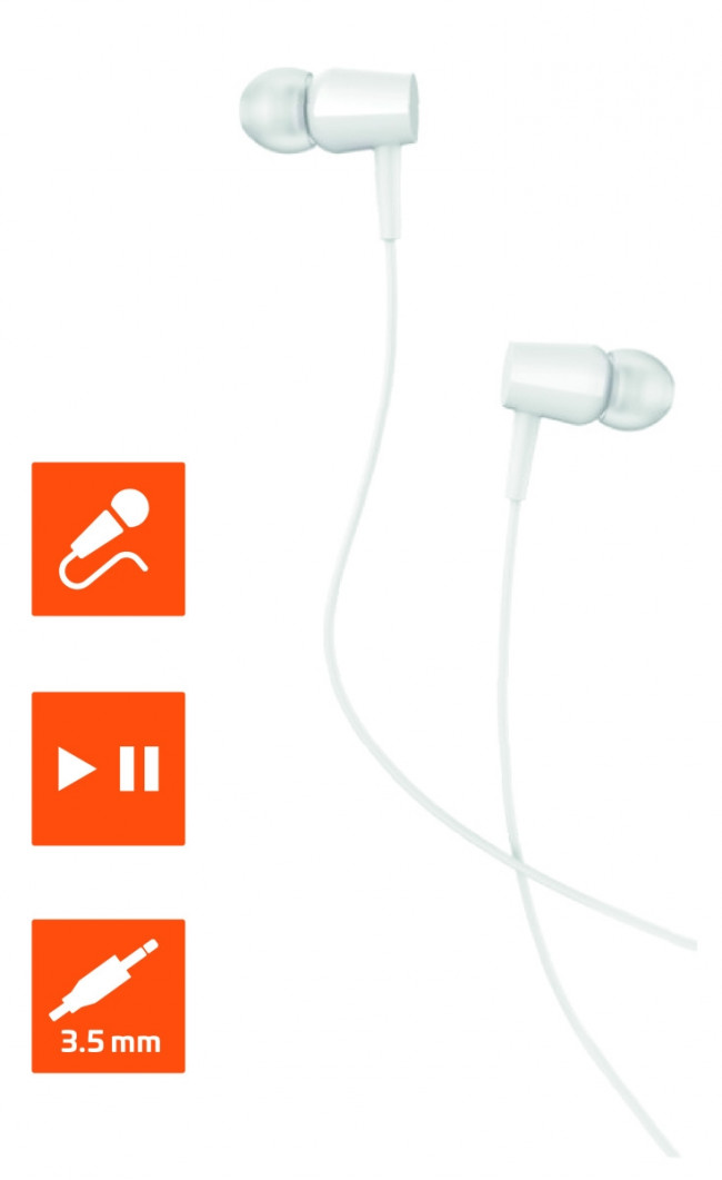 Наушники внутриканальные GoPower GPHP02 белый GoPower GPHP02