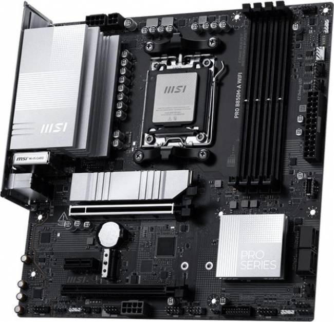 Материнская плата MSI PRO B850M-A WIFI — для бизнеса и офиса