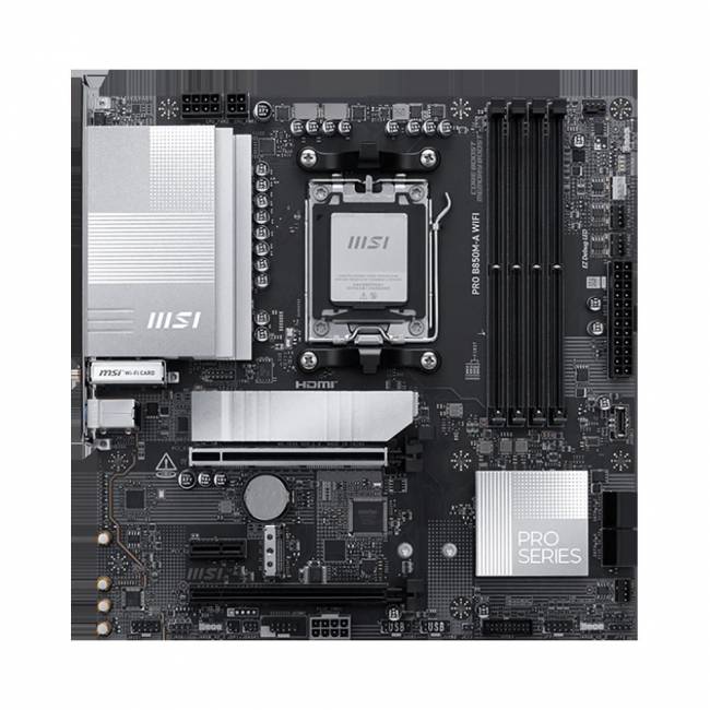 Материнская плата MSI PRO B850M-A WIFI — для бизнеса и офиса