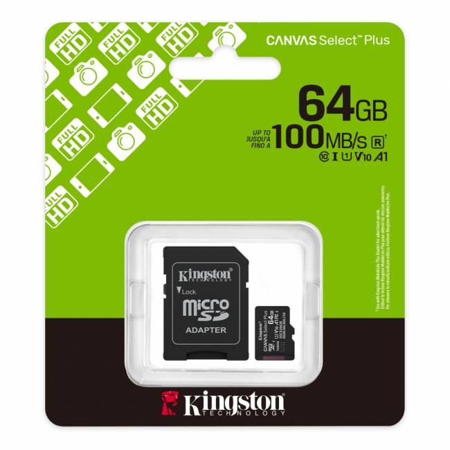 Карта памяти Kingston SDCS3/64GB — для бизнеса и офиса Карта памяти Kingston SDCS3/64GB — для бизнеса и офиса