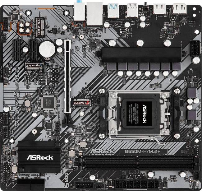 Материнская плата ASRock B650M-H/M.2+ — для бизнеса и офиса