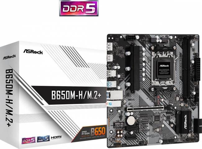 Материнская плата ASRock B650M-H/M.2+ — для бизнеса и офиса