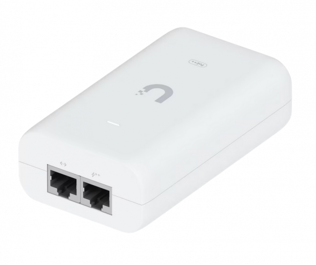 Инжектор Ubiquiti U-PoE++ — для бизнеса и офиса Инжектор Ubiquiti U-PoE++ — для бизнеса и офиса