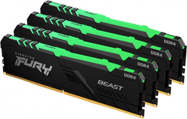 Память оперативная Kingston FURY Beast RGB KF426C16BBAK4/32