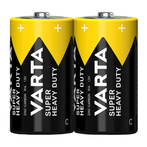 Батарейка Varta SUPERLIFE R14 C Shrink 2 Heavy Duty 1.5V (2014) (2/24/120) VARTA 2014101302