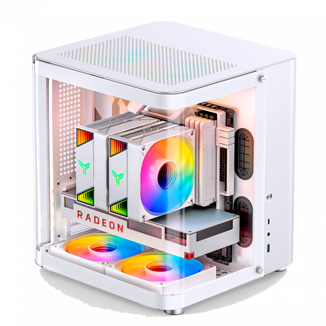 Корпус без блока питания JONSBO TK-1 White — для бизнеса и офиса