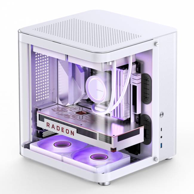 Корпус без блока питания JONSBO TK-1 White — для бизнеса и офиса