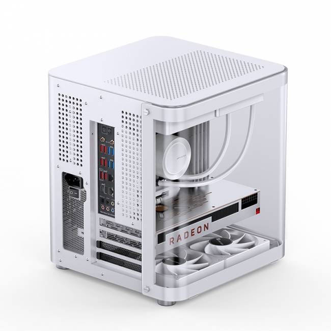 Корпус без блока питания JONSBO TK-1 White — для бизнеса и офиса
