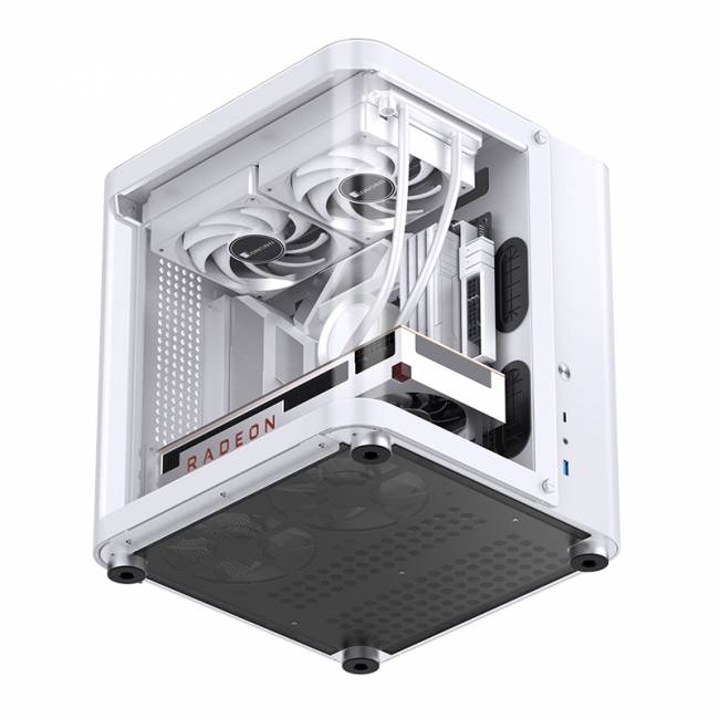 Корпус без блока питания JONSBO TK-1 White — для бизнеса и офиса