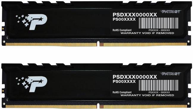 Память DDR5 2x8GB 4800MHz Patriot PSP516G4800KH1 — для бизнеса и офиса Память DDR5 2x8GB 4800MHz Patriot PSP516G4800KH1 — для бизнеса и офиса