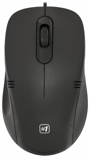 Defender #1 Проводная оптическая мышь MM-930 черный,3 кнопки,1200dpi Defender MM-930 черный