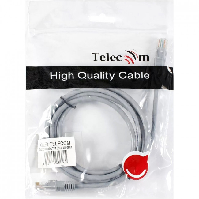 Патчкорд литой Telecom  UTP кат.6 1m VCOM NA102-UTP-C6-1M