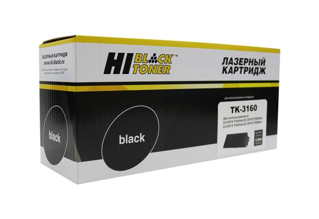 Тонер-картридж Hi-Black (HB-TK-3160) для Kyocera P3045dn/P3050dn/P3055dn, 12,5K, с/ч — для бизнеса и офиса