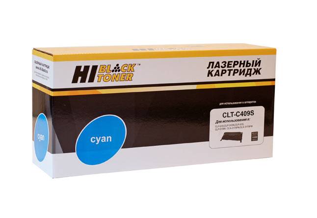 Тонер-картридж Hi-Black (HB-CLT-C409S) для Samsung CLP-310/315/CLX-3170fn/3175, C, 1K — для бизнеса и офиса