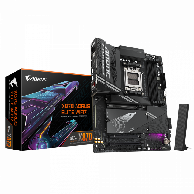 Материнская плата GIGABYTE X870 AORUS ELITE WIFI7 — для бизнеса и офиса