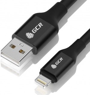 NEW GCR Кабель 0.9m Lightning для Iphone 5/6/7/8/X - поддержка всех IOS, MFI, GRADIEN, GCR-52229 Greenconnect USB 2.0 Type-AM - Lightning (m) 0.9м
