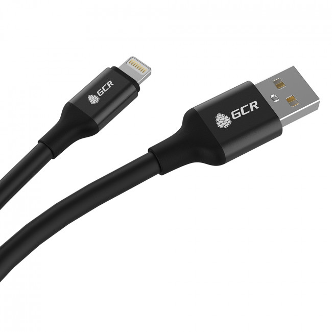 NEW GCR Кабель 0.9m Lightning для Iphone 5/6/7/8/X - поддержка всех IOS, MFI, GRADIEN, GCR-52229 Greenconnect USB 2.0 Type-AM - Lightning (m) 0.9м — для бизнеса и офиса