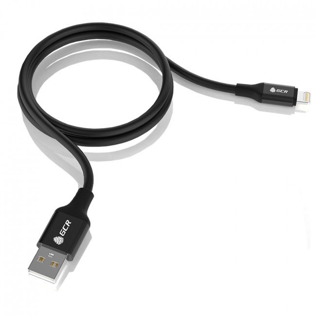 NEW GCR Кабель 0.9m Lightning для Iphone 5/6/7/8/X - поддержка всех IOS, MFI, GRADIEN, GCR-52229 Greenconnect USB 2.0 Type-AM - Lightning (m) 0.9м — для бизнеса и офиса