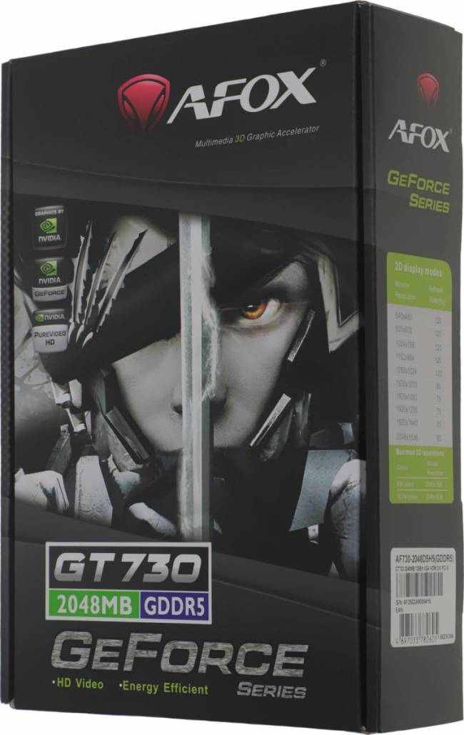 Видеокарта AFOX CORPORATION AF740-2048D5H3-V2 — для бизнеса и офиса Видеокарта AFOX CORPORATION AF740-2048D5H3-V2 — для бизнеса и офиса