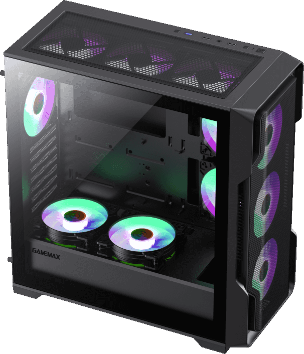 Компьютерный корпус E-ATX, без блока питания GameMax SIEGE BK — для бизнеса и офиса