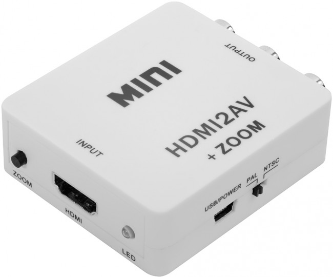 Конвертер HDMI -> AV Greenline, PAL, NTSC, SECAM, 1080p + ZOOM, GL-v128 Greenconnect HDMI -> AV Greenline, PAL, NTSC, SECAM, 1080p + ZOOM
