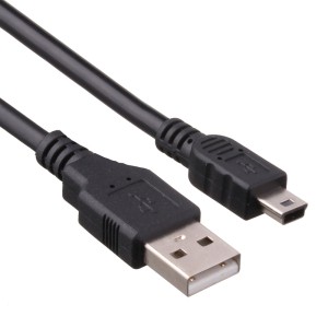 Кабель 2.5m USB AM/mini, черный, 4PH-R90119 4PH-R90119