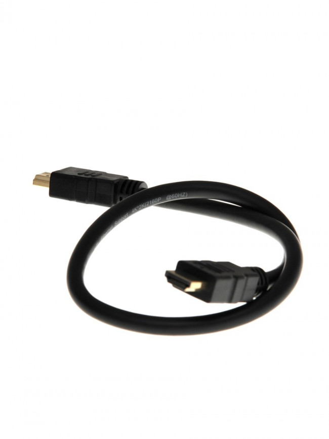 Кабель HDMI 19M/M ver 2.0, 0.5М  Aopen <ACG711-0.5M> AOpen HDMI (m) - HDMI (m) 0.5м