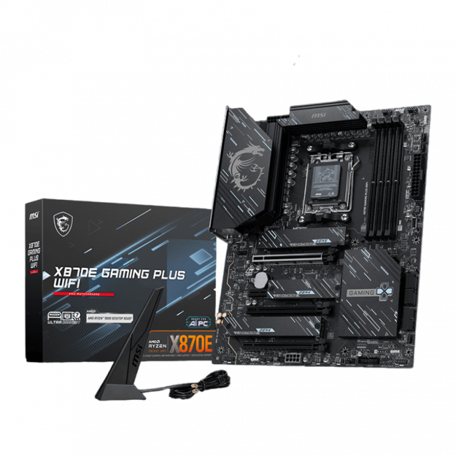 Материнская плата MSI X870E GAMING PLUS WI — для бизнеса и офиса Материнская плата MSI X870E GAMING PLUS WI — для бизнеса и офиса