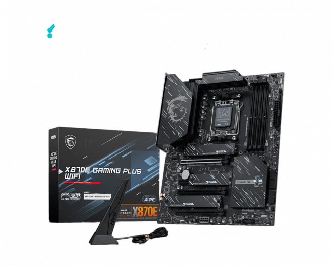 Материнская плата MSI X870E GAMING PLUS WI — для бизнеса и офиса Материнская плата MSI X870E GAMING PLUS WI — для бизнеса и офиса