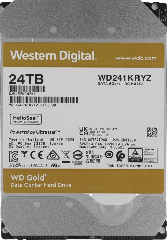 Жесткий диск WD WD241KRYZ — для бизнеса и офиса