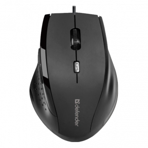 Defender Проводная оптическая мышь Accura MM-362 черный,6 кнопок, 800-1600 dpi Defender 52362