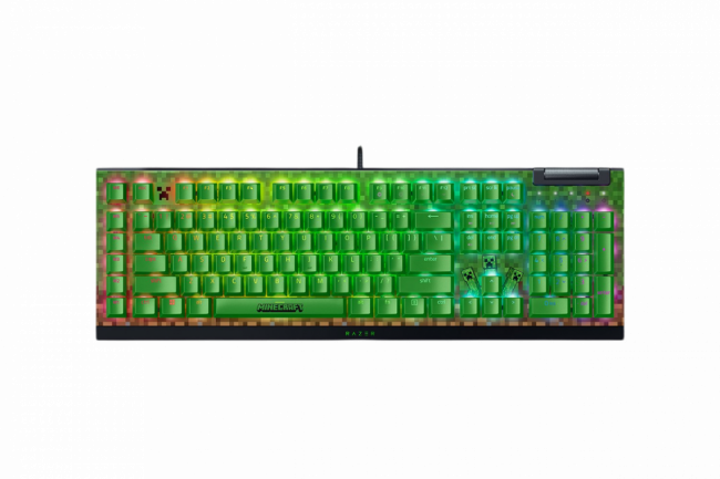 Игровая клавиатура Razer BlackWidow V4 X (Green Switch) - Minecraft Ed. - US Layout Razer RZ03-04704100-R3M1 — для бизнеса и офиса Игровая клавиатура Razer BlackWidow V4 X (Green Switch) - Minecraft Ed. - US Layout Razer RZ03-04704100-R3M1 — для бизнеса и офиса
