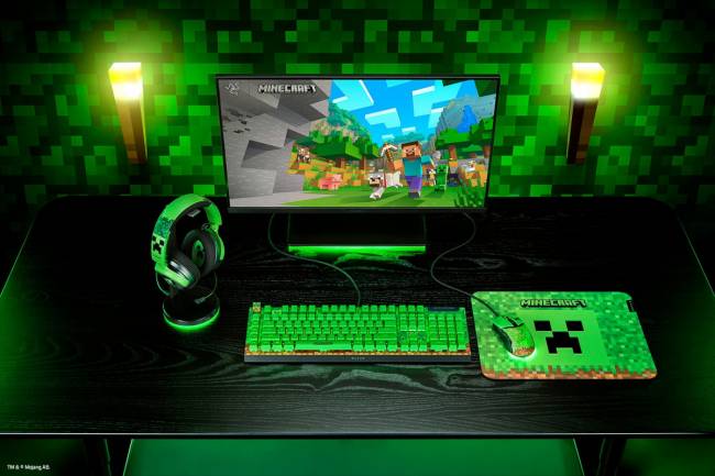 Игровая клавиатура Razer BlackWidow V4 X (Green Switch) - Minecraft Ed. - US Layout Razer RZ03-04704100-R3M1 — для бизнеса и офиса Игровая клавиатура Razer BlackWidow V4 X (Green Switch) - Minecraft Ed. - US Layout Razer RZ03-04704100-R3M1 — для бизнеса и офиса