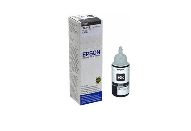 Чернила Epson L100/110/200/210/300/355/550/555 (O) C13T66414A/C13T664198, black, 70ml — для бизнеса и офиса