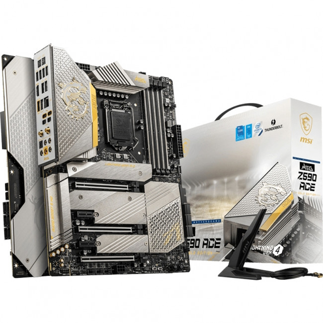 Материнская плата MSI MEG Z590 ACE GOLD EDITION — для бизнеса и офиса