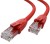 GCR Патч-корд прямой 5.0m UTP кат.6, красный, 24 AWG, литой, ethernet high speed, RJ45, T568B Greenconnect RJ45(m) - RJ45(m) Cat. 6 U/UTP PVC 5м