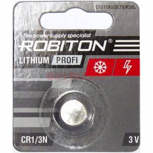 Литиевый элемент питания ROBITON PROFI CR1/3N 3V