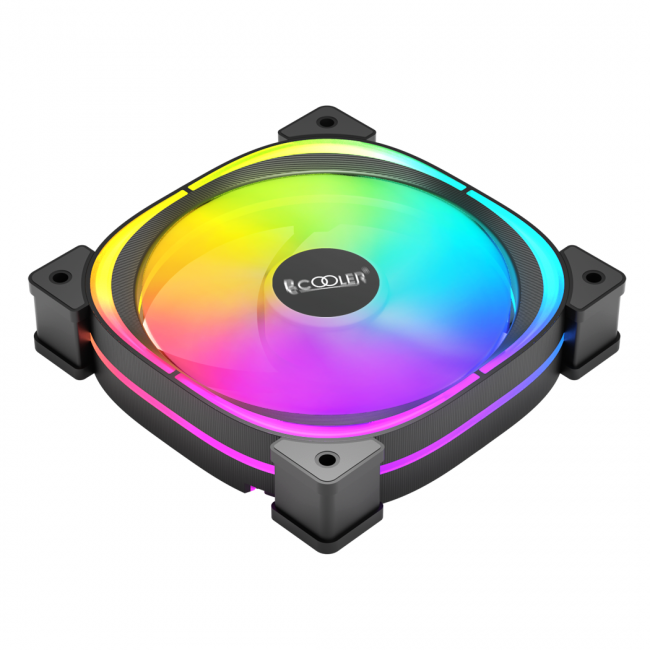 Кулер для корпуса PCCooler EF120 ARGB BK — для бизнеса и офиса Кулер для корпуса PCCooler EF120 ARGB BK — для бизнеса и офиса