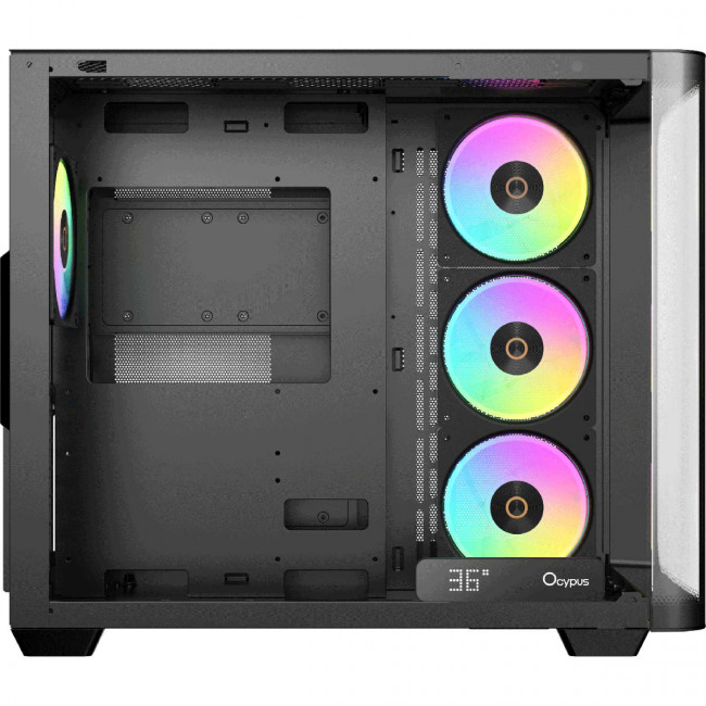 Корпус ПК без блока питания Ocypus Iota-C70-BKD400CD-GL — для бизнеса и офиса Корпус ПК без блока питания Ocypus Iota-C70-BKD400CD-GL — для бизнеса и офиса